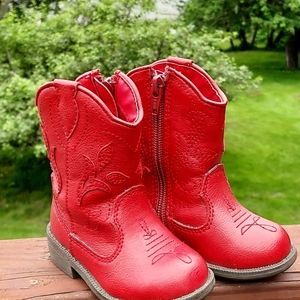 Cat and Jack boots toddler size 4